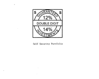 SS GUARANTEED 12% DOUBLE DIGIT 14% INVESTMENTS SELF SECURITY PORTFOLIO logo