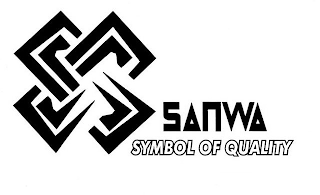 SS  SANWA SYMBOL OF QUALITY logo