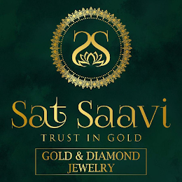 SS SAT SAAVI TRUST IN GOLD GOLD & DIAMOND JEWELRY logo
