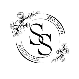 SS SEW SAVVY A NEW LOOK logo