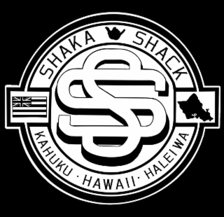 SS SHAKA SHACK KAHUKU • HAWAII • HALEIWA logo