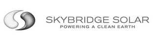 SS SKYBRIDGE SOLAR POWERING A CLEAN EARTH logo