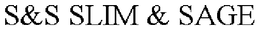 S&S SLIM & SAGE logo