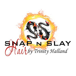 SS SNAP N SLAY HAIR BY TRINITY HALLAND logo