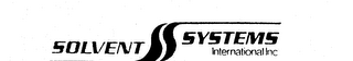 SS SOLVENT SYSTEMS INTERNATIONAL INC. logo