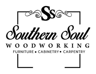 SS SOUTHERN SOUL WOODWORKING FURNITURE · CABINETRY · CAPRENTRY logo