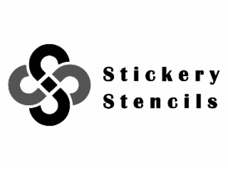 SS STICKERY STENCILS logo