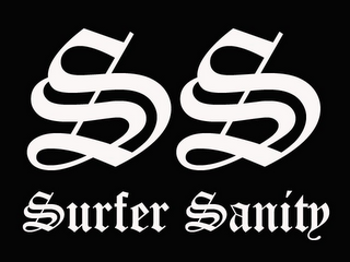 SS SURFER SANITY logo