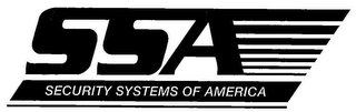 SSA SECURITY SYSTEMS OF AMERICA logo