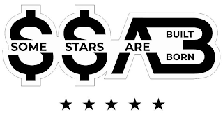 SSAB SOME STARS ARE BUILT BORN logo