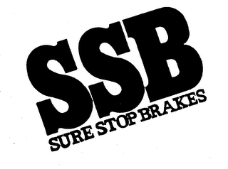 SSB SURE STOP BRAKES logo