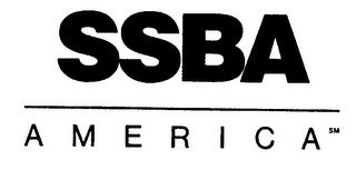 SSBA A M E R I C A logo