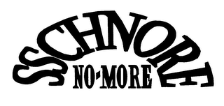 SSCHNORE NO-MORE logo