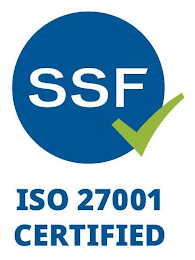 SSF ISO 27001 CERTIFIED logo