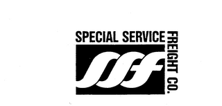 SSF SPECIAL SERVICE FREIGHT CO. logo