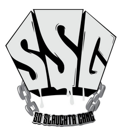 SSG SO SLAUGHTA GANG logo
