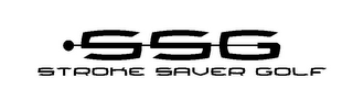 SSG STROKE SAVER GOLF logo