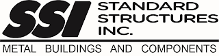 SSI STANDARD STRUCTURES INC. METAL BUILDINGS AND COMPONENTS logo