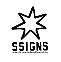 SSIGNS SOUTHERN STAR INTERACTIVE GRAPHIC NAVIGATION SYSTEM logo