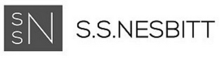 SSN S.S. NESBITT