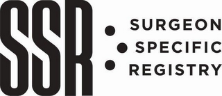 SSR SURGEON SPECIFIC REGISTRY logo