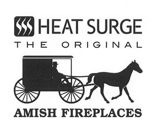 SSS HEAT SURGE THE ORIGINAL AMISH FIREPLACES logo