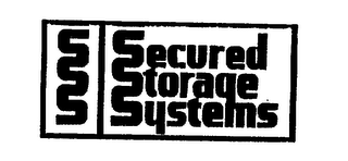 SSS SECURED STORAGE SYSTEMS logo