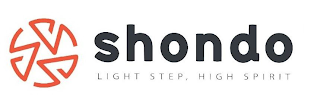 SSS, SHONDO, LIGHT STEP, HIGH SPIRIT logo