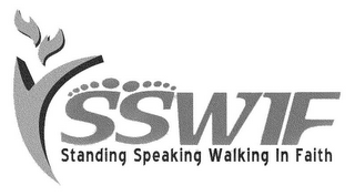 SSWIF STANDING SPEAKING WALKING IN FAITH logo