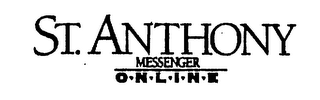 ST. ANTHONY MESSENGER O N L I N E logo