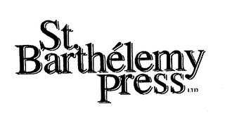 ST. BARTHELEMY PRESS LTD logo
