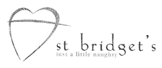 ST BRIDGET'S JUST A LITTLE NAUGHTY logo
