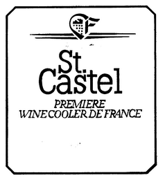 ST. CASTEL PREMIERE WINE COOLER DE FRANCE CF logo