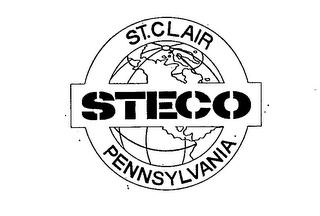 ST. CLAIR PENNSYLVANIA STECO logo