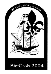 ST. CROIX 1604 STE-CROIX STE-CROIX 2004 logo