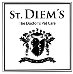 ST. DIEM´S THE DOCTOR´S PET CARE logo