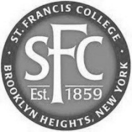 ST. FRANCIS COLLEGE - BROOKLYN HEIGHTS,NEW YORK - SFC EST. 1859 logo