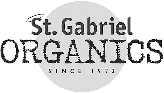 ST. GABRIEL ORGANICS SINCE 1973 logo