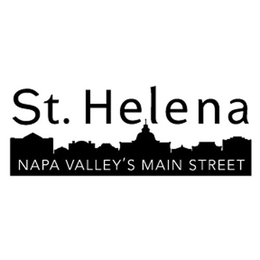ST. HELENA NAPA VALLEY'S MAIN STREET logo