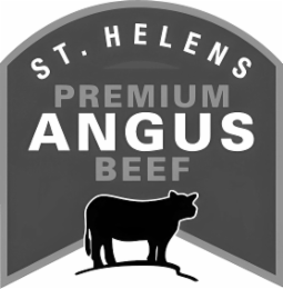 ST. HELENS PREMIUM ANGUS BEEF logo