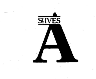 ST. IVES A logo