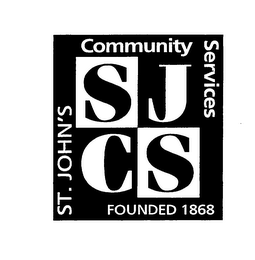 ST. JOHN'S COMMUNITY SERVICES FOUNDED 1868 SJCS logo