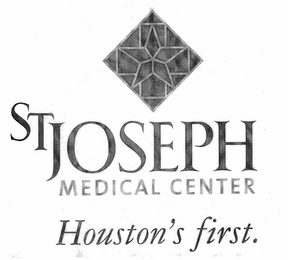 ST JOSEPH MEDICAL CENTER HOUSTON'S FIRST. logo