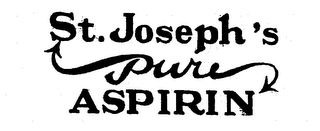 ST. JOSEPH'S PURE ASPIRIN logo