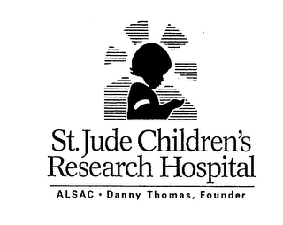 ST. JUDE CHILDREN'S RESEARCH HOSPITAL ALSAC DANNY THOMAS, FOUNDER logo