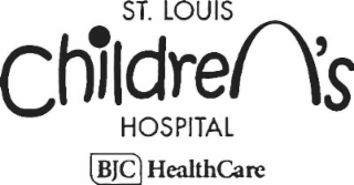 ST. LOUIS CHILDREN'S HOSPITAL BJC HEALTHCARE logo