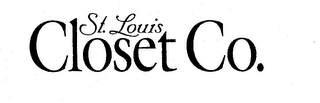 ST. LOUIS CLOSET CO. logo
