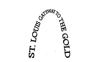 ST. LOUIS GATEWAY TO THE GOLD logo