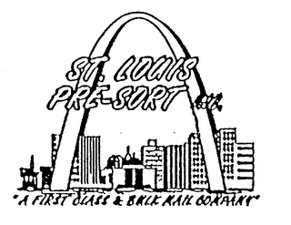 ST. LOUIS PRE-SORT INC. "A FIRST CLASS & BULK MAIL COMPANY" logo