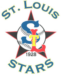ST. LOUIS STL 1928 STARS logo